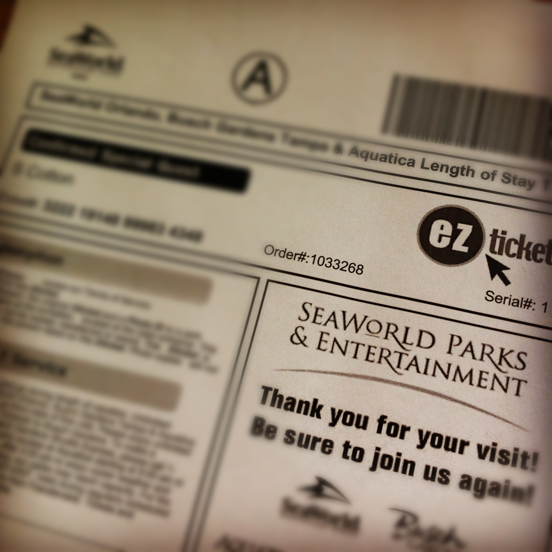 SeaWorld Tickets